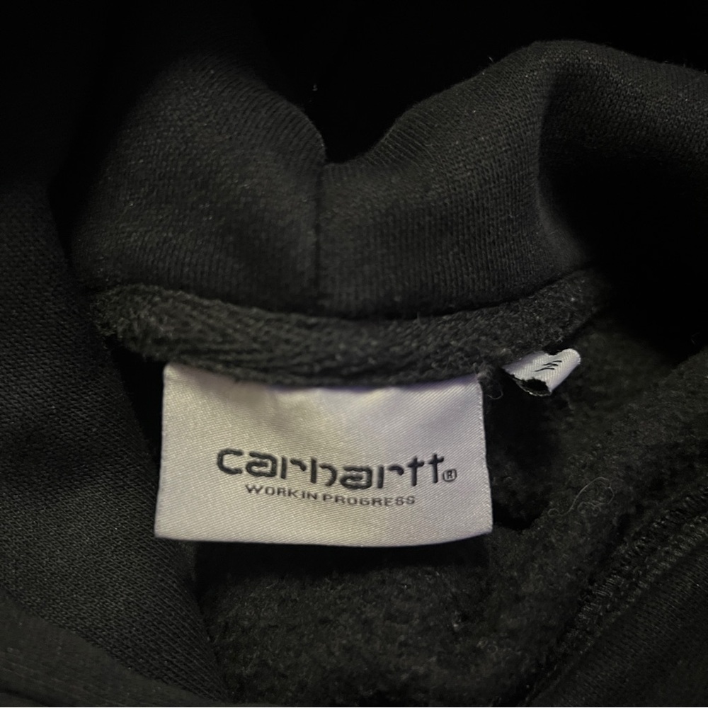 Carhartt Work In Progress Wip Black Basic Men’s H… - image 3